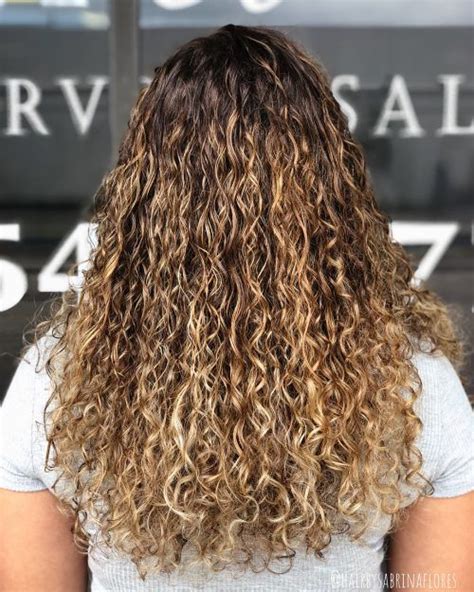 Get The Perfect Brown Caramel Balayage On Your Curly Hair Tips And