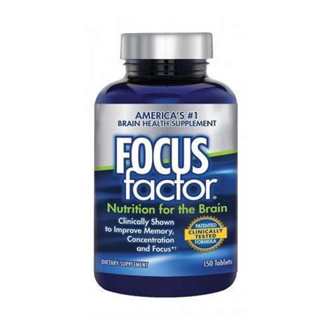 Focus Factor Vitamina Para O C Rebro Submarino