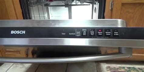 Bosch Dishwasher Control Panel Problems