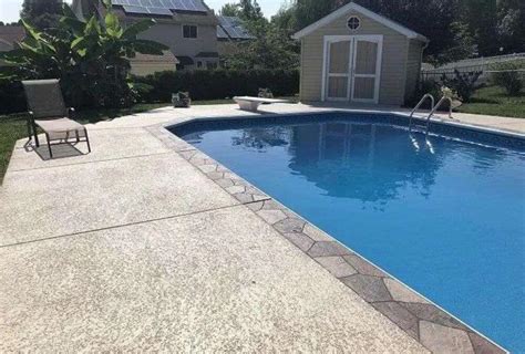 Concrete Pool Deck Resurfacing Dallas Stamped And Cool Decking