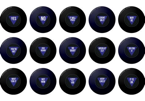 Magic 8 Ball Vector Pack Download Free Vector Art Stock Graphics