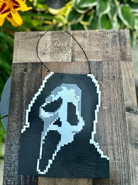 Slasher Movie Artghostface Wall Decorationperler Bead Etsy Canada