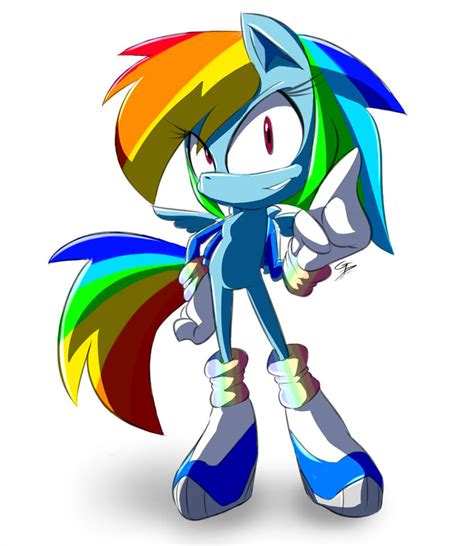 Rainbow Dash Sonic Style by GBlastMan on DeviantArt