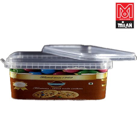 Cookies – Rectangle - Milan Decor | Mumbai - Manufacturer of Plastic Containers