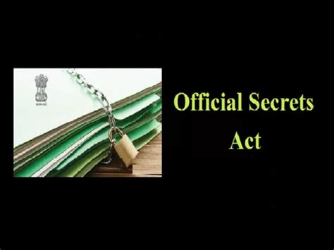 What Is Official Secrets Act