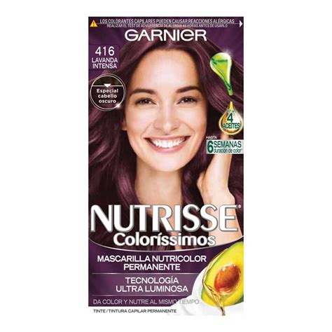 Cabello Color Lavanda Intensa Nutrisse Colorissimos 416 Garnier México