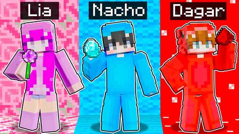 Usando Solo UN COLOR En Mi Mundo De Minecraft YouTube