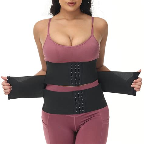 POP CLOSETS Waist Trainer for Women Lower Belly Fat Postpartum Girdle