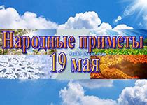 Народные приметы 19 мая