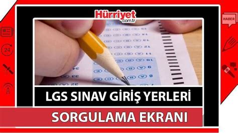 E OKUL LGS SINAV GİRİŞ BELGESİ SORGULAMA EKRANI 023 MEB LGS sınav