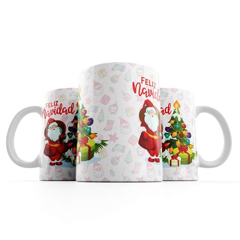 Plantillas Para Tazas De Navidad Arteyaser