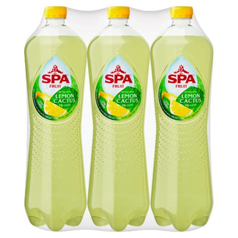 Spa FRUIT Bruisende Fruitige Frisdrank Lemon Cactus 6 X 1 25 L 1 25L