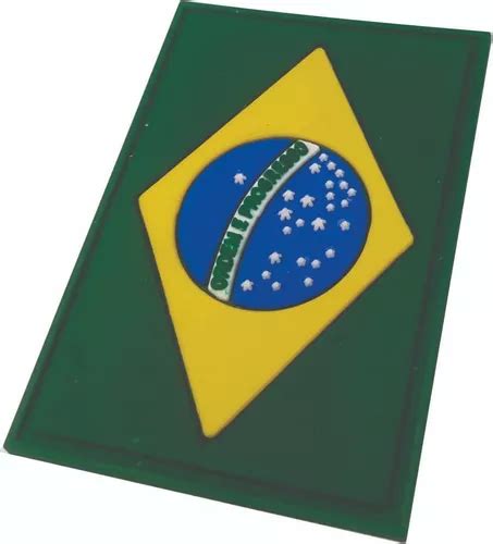 Patch Bandeira Do Brasil Emborrachado Parcelamento Sem Juros