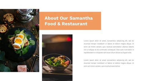 Samantha Food Restaurant Powerpoint Template Presentation Template