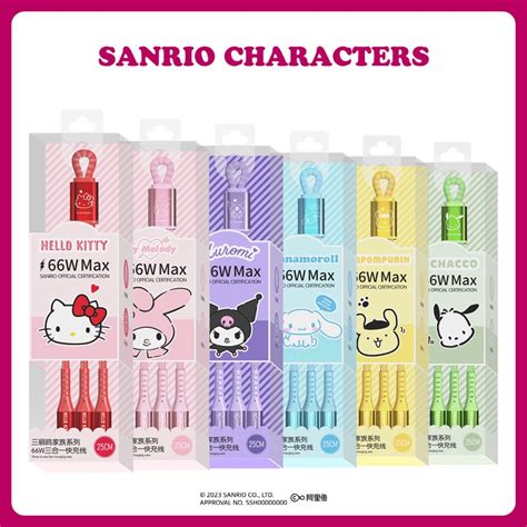 Jual YUMI Sanrio License Fast Charging Sanrio Kabel Data Sanrio Ori