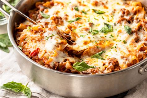 Skillet Lasagna The Cozy Apron