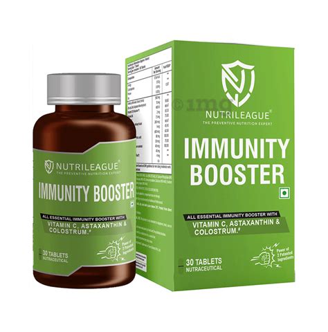 Nutrileague Immunity Booster Tablet Buy Bottle Of 30 Tablets At Best