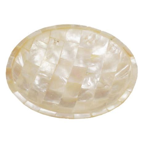 Handmade Mother of Pearl Round Dish - Maka Imports