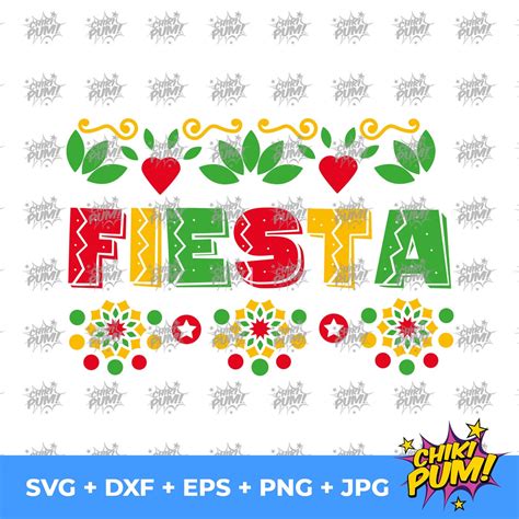 Fiesta Svg Cinco De Mayo Svg Mexico Cut Files Mexican Party Etsy