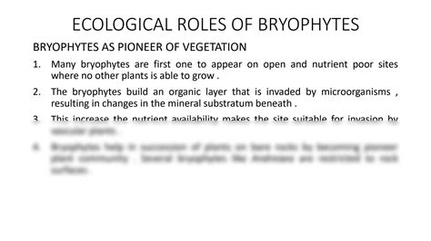 Solution Bryophytes As Indicators Of Air And Water Pollution Studypool