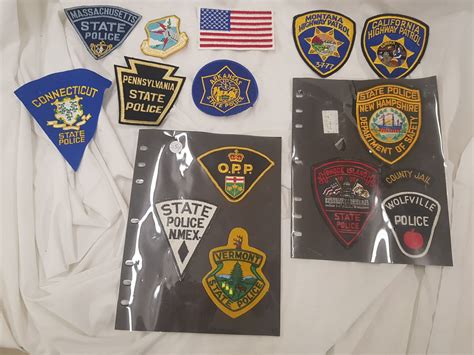 STATE POLICE PATCHES - Schmalz Auctions