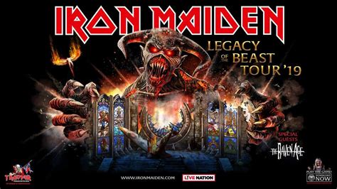 Iron Maiden Legacy Of The Beast Tour W The Raven Age Metal