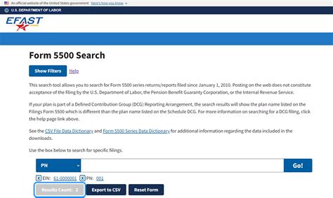 5500 Search - Help