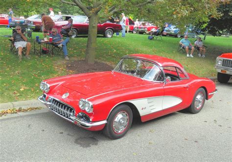 1959 Red Corvette Milford Back When I Was Learning To Dr Flickr