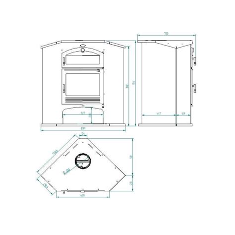 Estufa Leña Rincón M 106R Toolkia