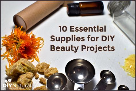 DIY Project Supplies: List of 10 Essential Supplies For DIY Beauty Projects