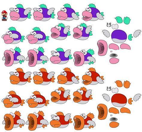 Cheep Chomp Paper Mario Style By Derekminya On Deviantart