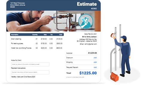 Free Plumbing Estimate Template Download And Customize Now