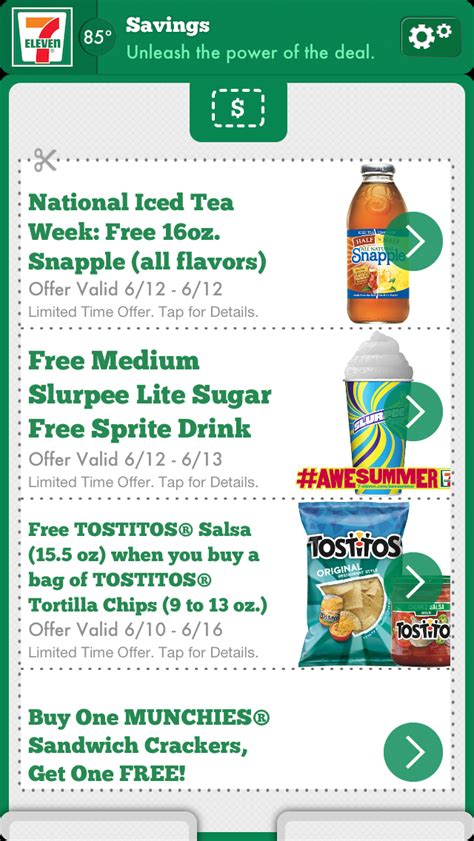 New Freebie On 7 Eleven App Daily Free Snapple Who Said Nothing In