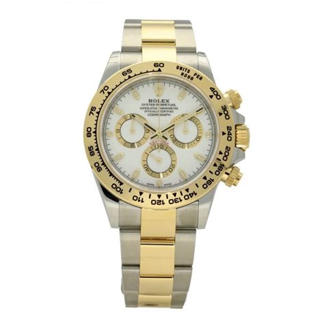 Rolex Daytona Gents Watch White Dial Miltons Diamonds