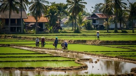 Campos de arroz en bali indonesia bali es uno de los lugares más