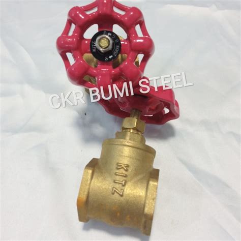 Jual Gate Valve Kitz Inch Stop Kran Kitz Inch Promo Original