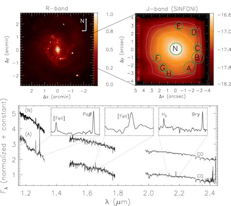 Figure 1 From A Sinfoni View Of The Nuclear Activity And Circumnuclear