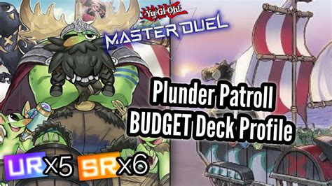 New Support Plunder Patroll F P Budget Deck Profile Yu Gi Oh Master