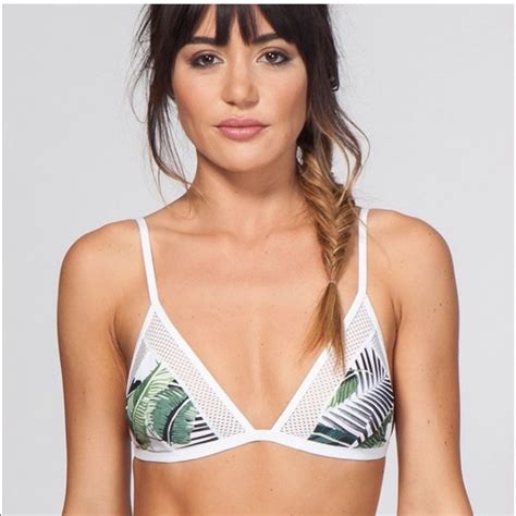 Ripcurl Palm Island Fixed Triangle Bikini Top Gem