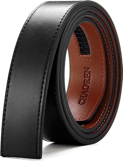 CHAOREN Ratchet Belt Replacement Strap 1 3 8 Leather Belt Strap For