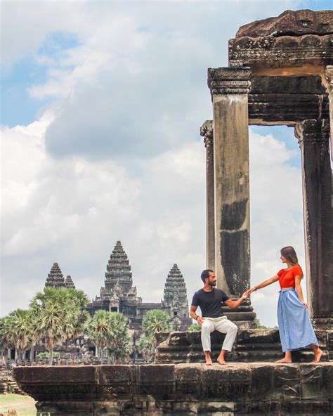 Campuchia Siem Reap Phnom Penh Angkor Wat Ho Ng Cung N