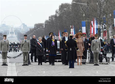 Paris France Th March Welcome Ceremony At The Arc De