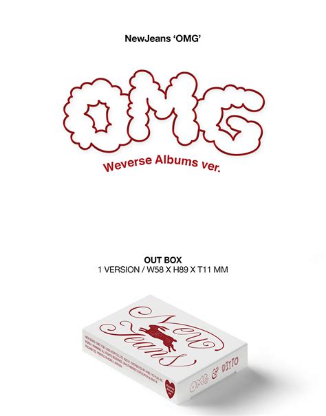 NewJeans Single Album Vol 1 OMG Weverse Album Version Weverse