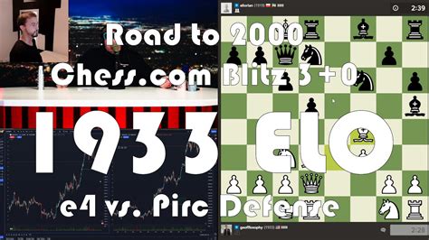 Road To 2000 741 1933 ELO Chess Blitz 3 0 E4 Vs Pirc