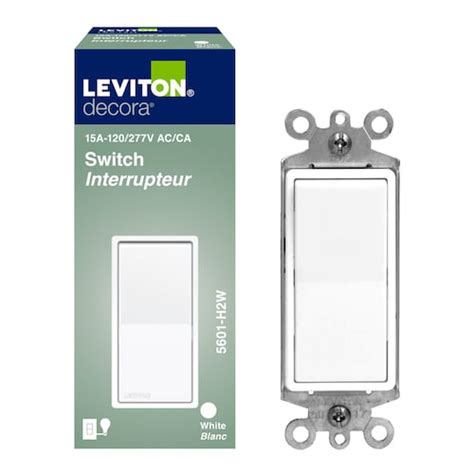 Leviton Decora Vizia 24 Hour Programmable Timer Light Switch In White