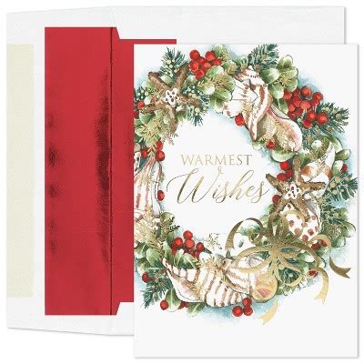 Masterpiece Studios Warmest Wishes Holiday Collection Cards Foil