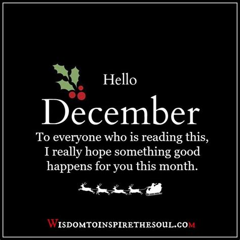 Hello December December Quotes Hello