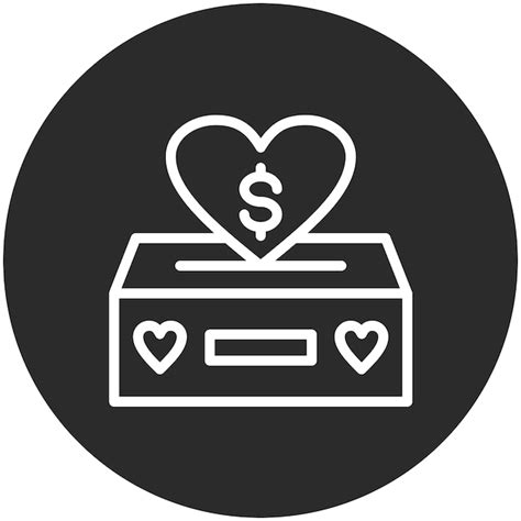 Premium Vector Charity Box Vector Icon Illustration Of Donations Iconset