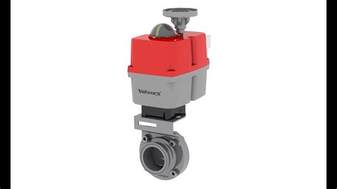 Electric Actuated Sanitary Butterfly Valves Multi Voltage Electric