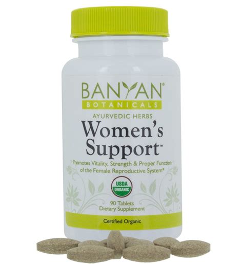 Banyan Botanicals Womens Support Organic Herbal Tablets Promotes A